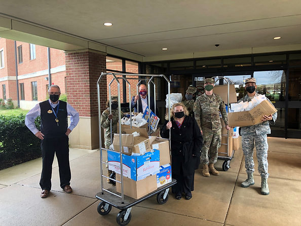 LCLA donates welcome bags to Airmen